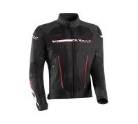 §Ixon T-Rex Motorcycle Jacket Black-White-Red§