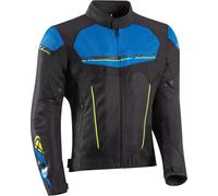 Ixon T-Rex Motorcycle Textile Jacket, black/blue/yellow, size L