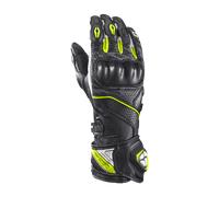 Ixon Tornado Air Motocycle Gloves, black-white-yellow, size XL for Men