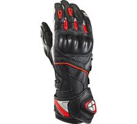 Ixon Tornado Air Motocycle Gloves, black-white-red, size L