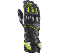 Ixon Tornado Air Motocycle Gloves, black-white-yellow, size S for Men