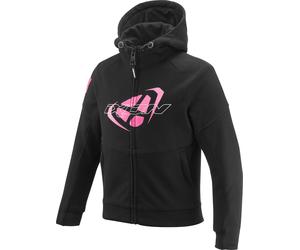 Ixon Touchdown L Kids Motorcycle Textile Jacket, black-pink, size 14 years