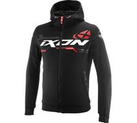 Ixon Touchdown Ultra Motorcycle Textile Jacket, black-white-red, size L for Men