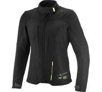 Ixon Tyr waterproof Ladies Motorcycle Textile Parka, black-yellow, size M for Women