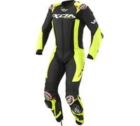 Ixon Vortex 3 1-Piece Motorcycle Leather Suit, black/yellow, size M