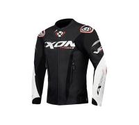 Ixon Vortex 3 Motorcycle Leather Jacket, black-white, size M for Men