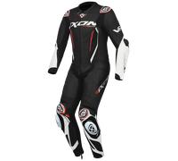Ixon Vortex 3 Youth 1-Piece Motorcycle Leather Suit, black-white-red, size 14 years