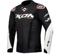 Ixon Vortex 3 Motorcycle Leather Jacket, black/white, size 3XL