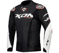 Ixon Vortex 3 Motorcycle Leather Jacket, black/white, size XS