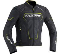 Ixon Zephyr Air HP Motorcycle Textile Jacket, black-yellow, size 2XL for Men