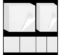 IXPIAOLI 200-Piece Diamond Painting Release Paper, 15 x 15cm & 15 x 10cm, Non-Stick Silicone, Double-Sided, 5D Diamond Painting Accessories