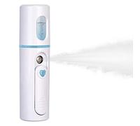 IXROAD Nano Mister Cooling Facial Mist Spray Handheld Humidifier for Hot Weather Skin Care Eyelash Extensions (White)