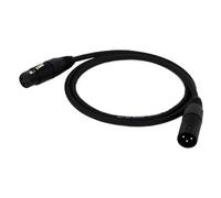 IXRPVJM 1PC 3Pin XLR Cable Male to Female Plastic Connectors OFC Copper Shielded for Mixer Microphone Amplifier 0.3m 1m 2m 3m 5m 10m 15m(D1039-Black,3 meter)