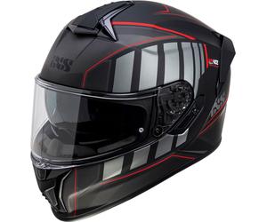 IXS 422 FG 2.1, full face helmet M Matt Black/Grey/Red