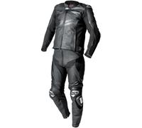 IXS Ace 1.0 Two Piece Motorcycle Leather Suit, black, size 54