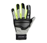 IXS Classic Evo-Air Women's Motorcycle Gloves Black/Grey/YellowL Black,Grey,Yellow
