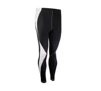 IXS Compression Tights Rino | Black-White | Functional Pants Made Of Polyamide