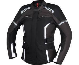 IXS Evans-ST 2.0 Waterproof Ladies Motorcycle Textile Jacket, black-grey-white, size S for Women