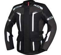 IXS Evans-ST 2.0 Waterproof Touring Motorcycle Textile Jacket, black/grey/white, size M