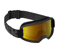 IXS Goggle Hack Black/Mirror Gold On Glasses, Unisex Adult, Black, Uni