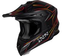 IXS iXS189FG 2.0 Motocross Helmet, black matt/red, size S (55/56)