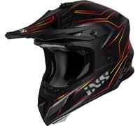 IXS iXS189FG 2.0 Motocross Helmet, black matt/red, size XXL (63/64)