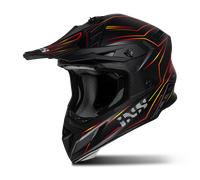IXS 189FG 2.0, motocross helmet M Matt Black/Red/Yellow