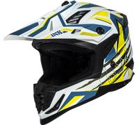 IXS iXS363 2.0 Motocross Helmet, white/yellow/blue, size L (59/60)