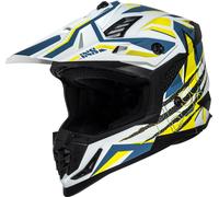 IXS iXS363 2.0 Motocross Helmet, white/yellow/blue, size XL (61/62)