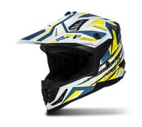 IXS iXS363 2.0 Motocross Helmet, white-blue-yellow, size XL for Men