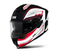 iXS iXS422 FG 2.2 Full Face Helmet White Matt/RedS White Matt,Red