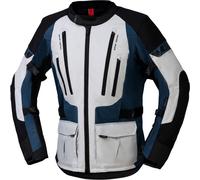 IXS Lennik-ST Motorcycle Textile Jacket, black-grey-blue, size XL