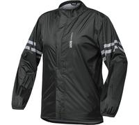IXS Light Rain Jacket, black, size M for Men