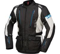 IXS Lorin ST, textile jacket waterproof XXL Black/Light Grey/Blue