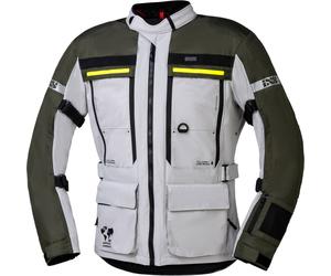 IXS Montevideo-Air 3.0, textile jacket 5XL Light Grey/Dark Green