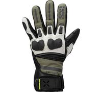 IXS Montevideo Short-ST waterproof Motorcycle Gloves, green, size M for Men