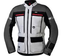 IXS Montevideo-ST 3.0, textile jacket waterproof Short XXL Light Grey/Dark Grey/Black