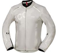 IXS Moto Dynamic Motorcycle Textile Jacket, white, size S for Men
