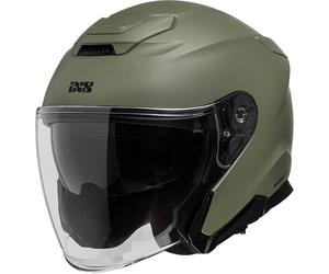 IXS Rapid 1.0 Chalky Jet Helmet, green, size 2XL for Men