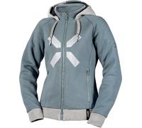 IXS Rapid 1.0 Ladies Motorcycle Zip Hoodie, blue/light grey, size L