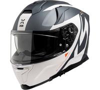 IXS Rapid 2.0 Graphic, full face helmet XXL Matt White/Grey