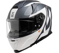 IXS Rapid 2.0 Graphic Helmet, grey-white, size 2XL for Men