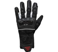 IXS Rapid-STX 1.0 waterproof Ladies Motorcycle Gloves, black/white/red, size M