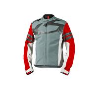 IXS Rapid-STX 2.2 waterproof Motorcycle Textile Jacket, grey/blue/red, size 2XL