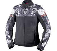 IXS Rapid-STX 2.1 Graphic, textile jacket waterproof women XS Black/Grey/Light Grey