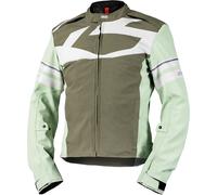 IXS Rapid-STX 2.2 waterproof Motorcycle Textile Jacket, dark green/light green, size 2XL