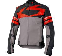 IXS Rapid-STX 2.2 waterproof Motorcycle Textile Jacket, dark grey/black/red, size 5XL