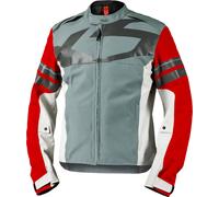 IXS Rapid-STX 2.2 waterproof Motorcycle Textile Jacket, grey/blue/red, size 5XL
