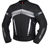 IXS RS-400-ST 3.0 Waterproof Motorcycle Textile Jacket, black-white, size XL for Men