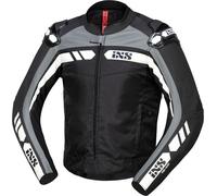 IXS RS-500 1.0, leather/textile jacket 58 Black/Grey/White